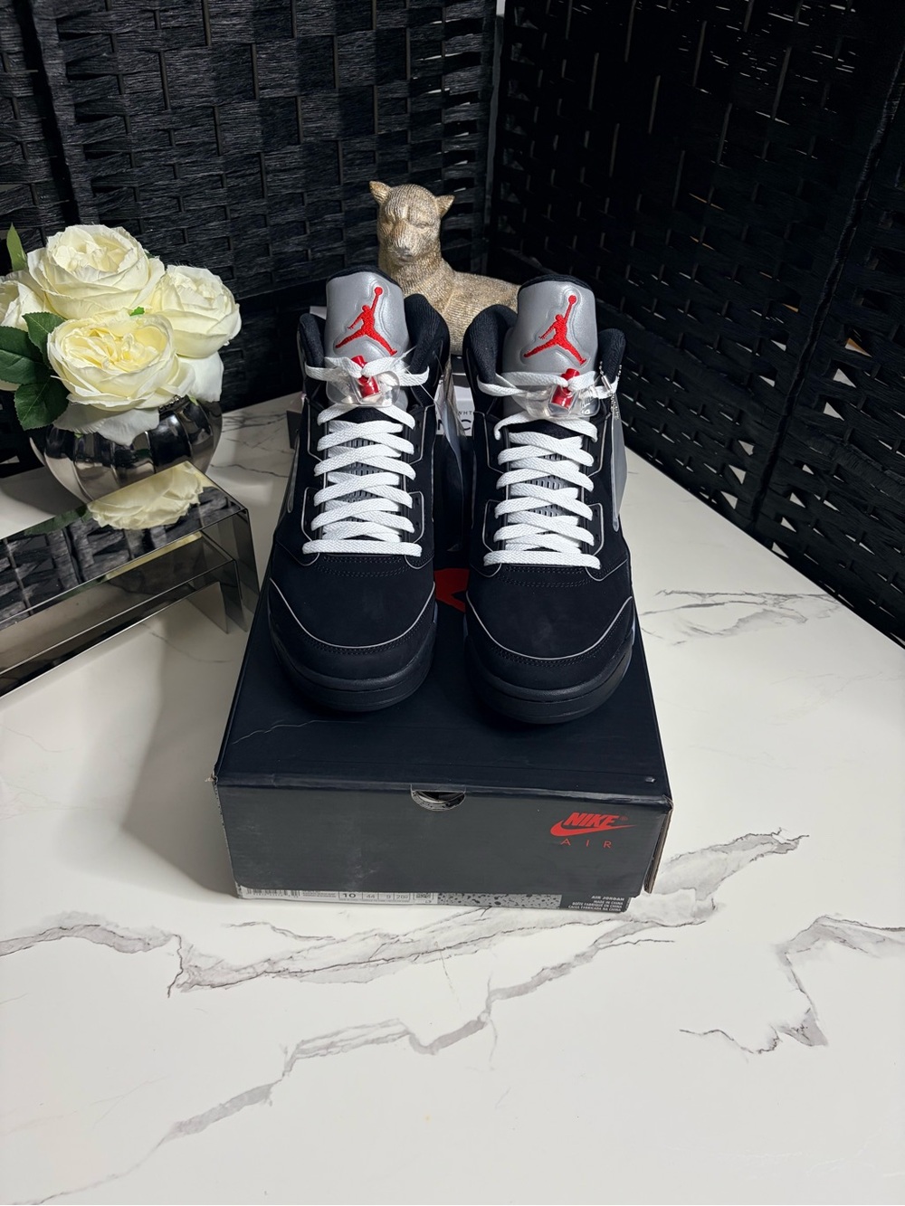Nike Air Jordan 5 Black Metallic